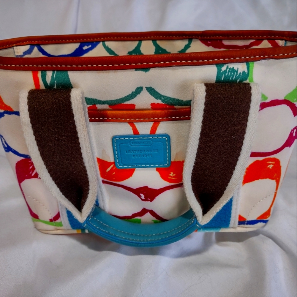 Scribble coach purse
